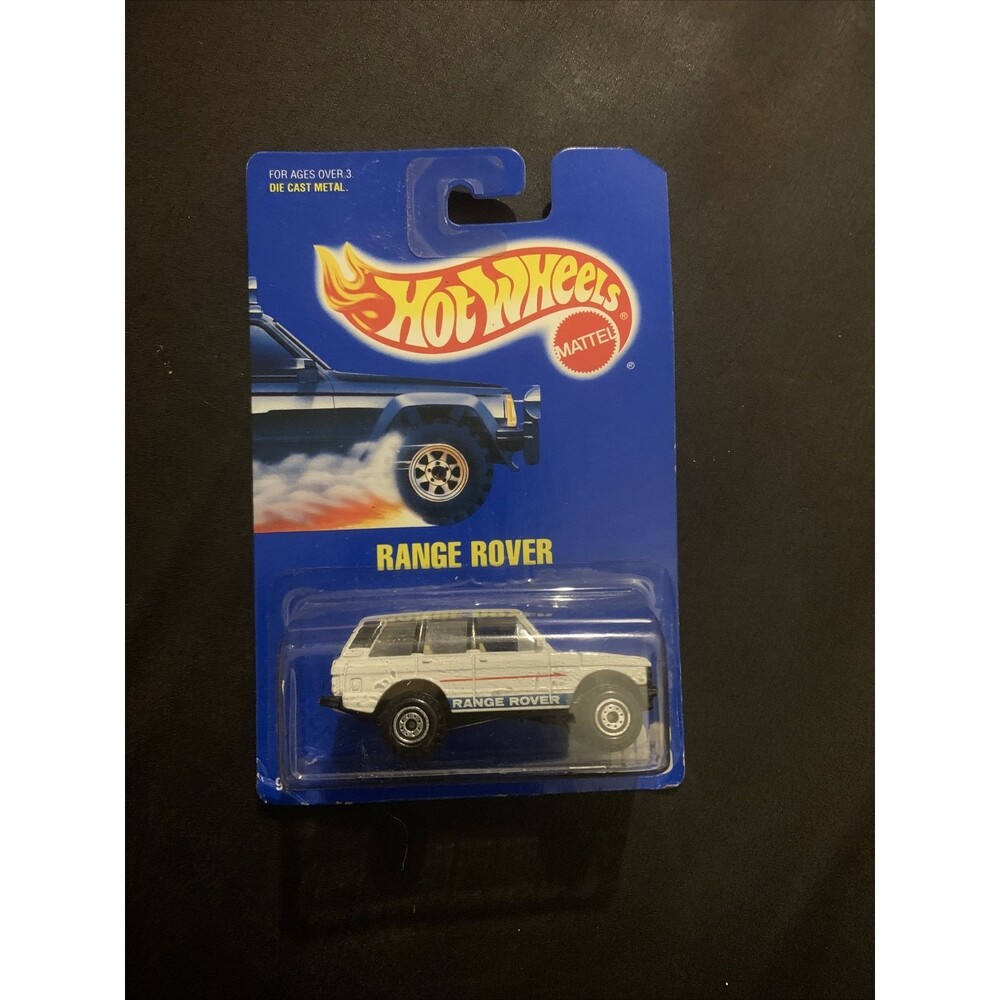 Hot Wheels RANGE ROVER - Blue Card #103 - White, CT Construction Wheels